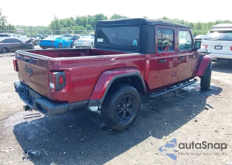 2021 Jeep Gladiator Willys 4X4 из США, поврежденный, VIN 1C6HJTAG5ML556135